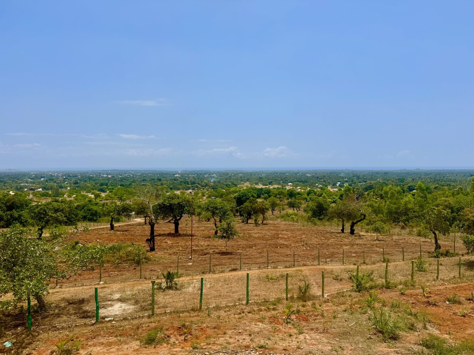 Panorama from the Kwale highlands